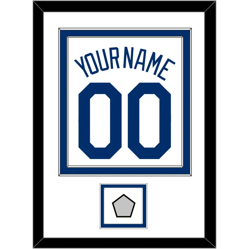 Los Angeles Name, Number & World Series Jersey Patch - Home White (2007-2023) - Double Mat 1