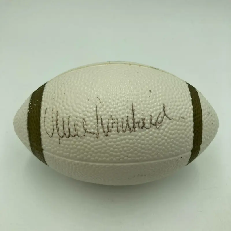 Vince Lombardi Signed 1960's Green Bay Packers Mini Football PSA DNA COA