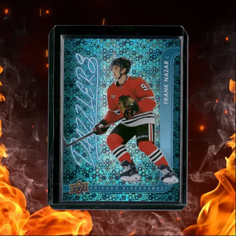 2024-25 Upper Deck Frank Nazar Dazzlers Blue Rookie #DZ-55