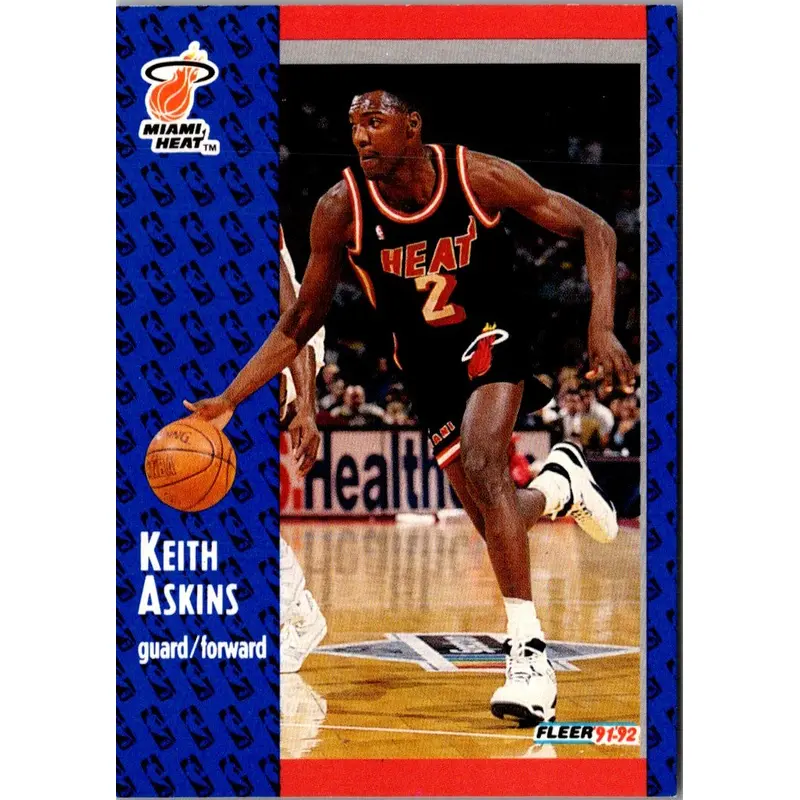 1991 Fleer Keith Askins #305 Rookie