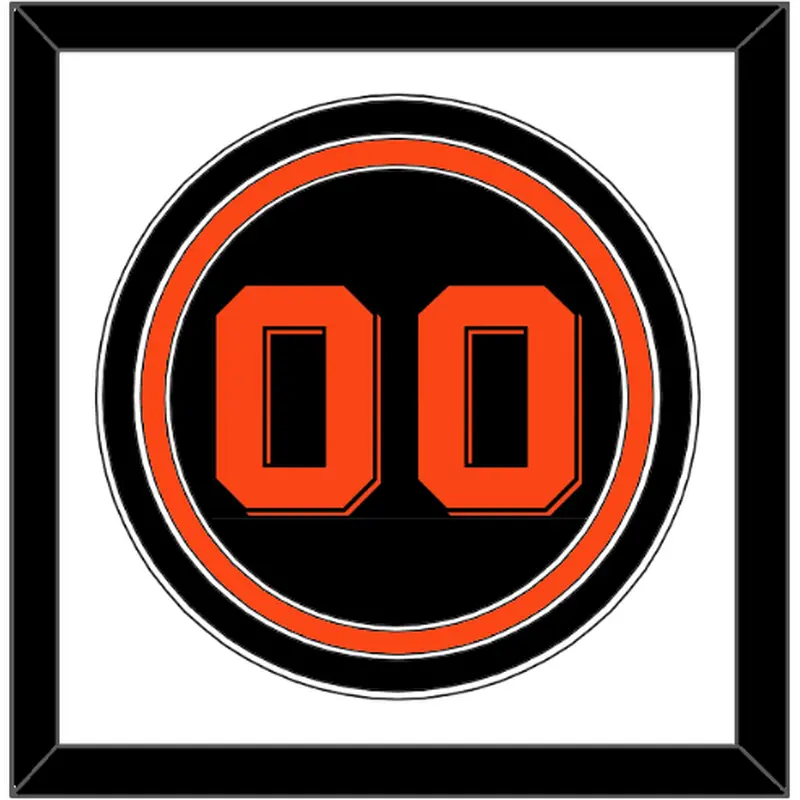 San Francisco Number - Alternate Black (2017-2020) - Triple Mat 1