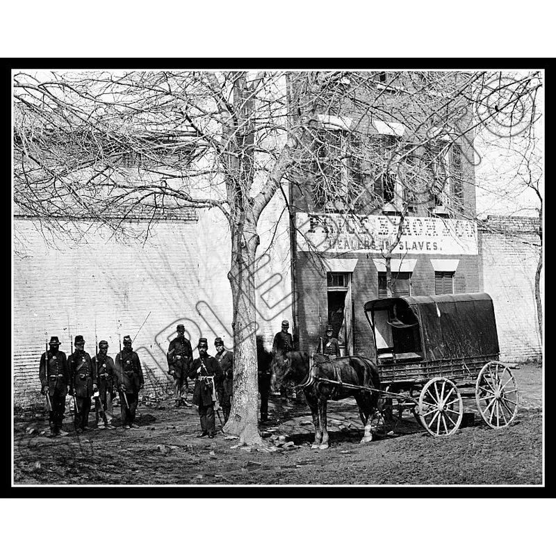 Slave Auction House 11X14 Photo - 1865 Alexandria Virginia - 2424