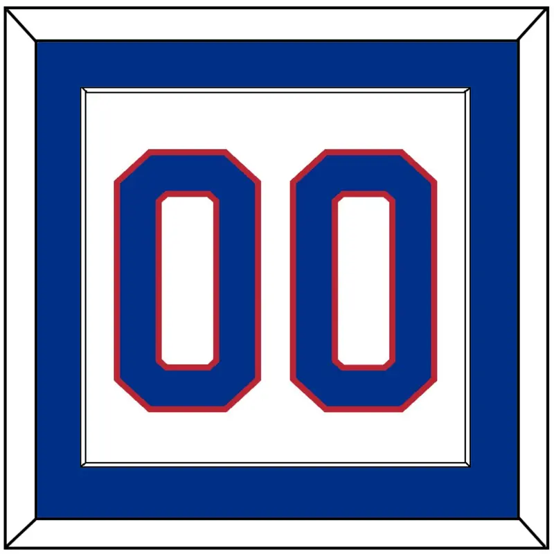 United States Mens Hockey Number - 1980 Olympics Home White - Single Mat 1