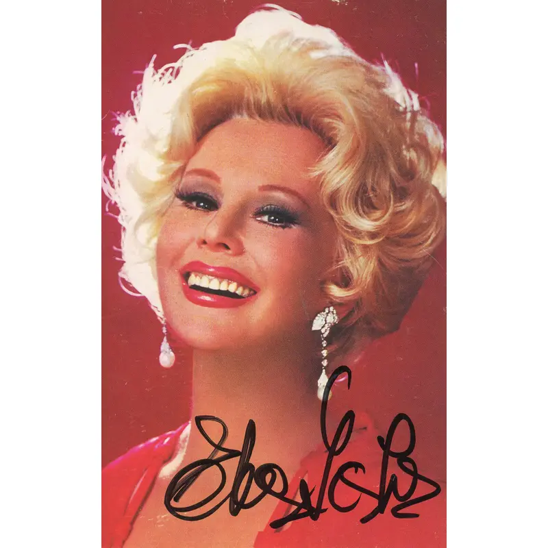 Eva Gabor Green Acres Authentic Signed 3.5x5.5 Photo Autographed BAS #BK43266