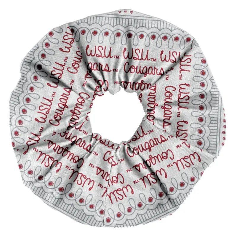 League Cougar Script Scrunchie