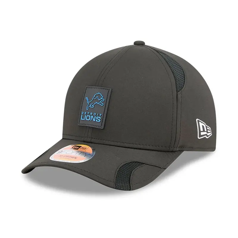 Detroit Lions NFL Sideline 2025 Black 9FORTY M-Crown Adjustable Cap