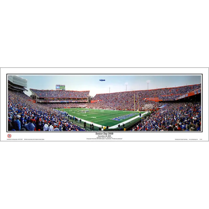 Florida Gators "Senior Day 2009" Griffin Stadium Panoramic Poster Print - Everlasting