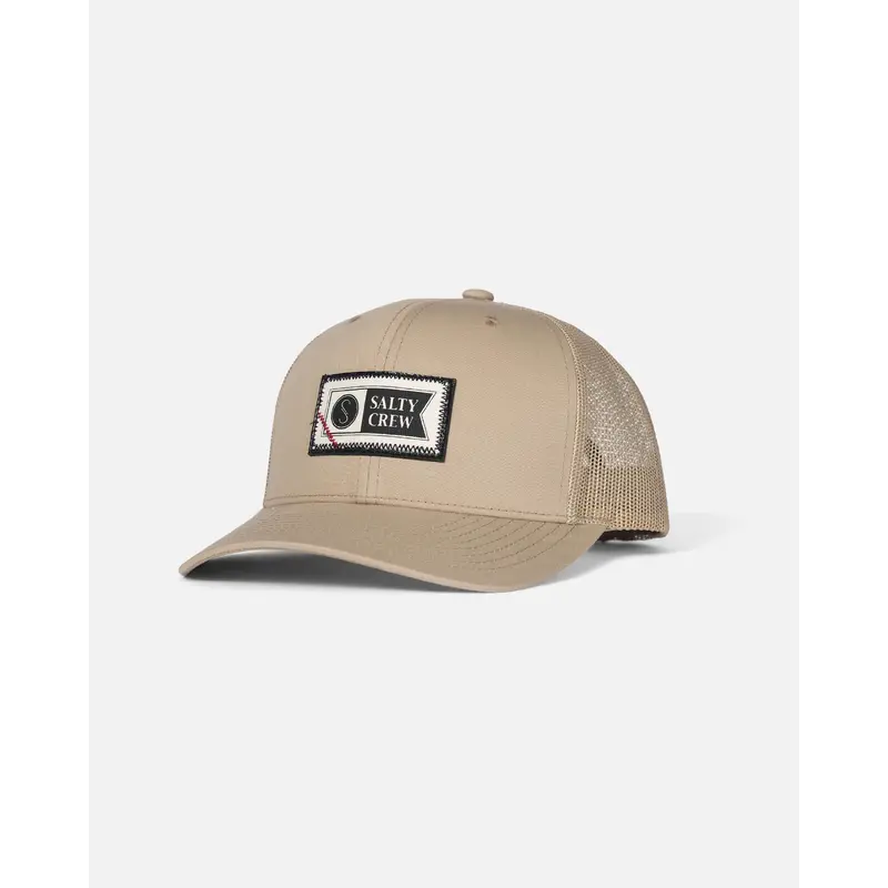 Salty Crew - Topstich Retro Trucker Cap - Khaki