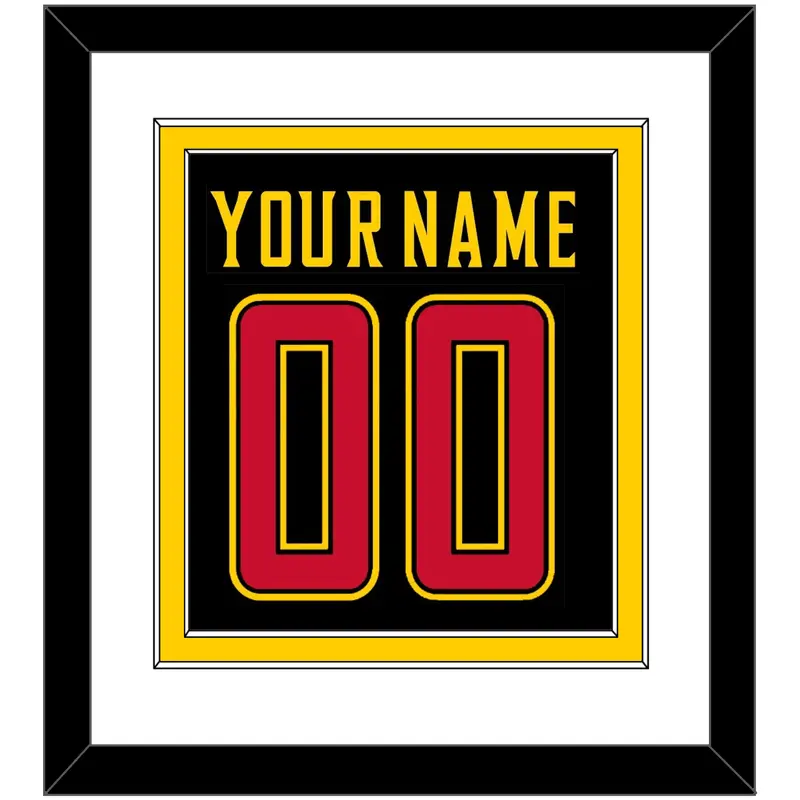 Maryland Basketball Name & Number - Road Black (2013-2015) - Double Mat 2