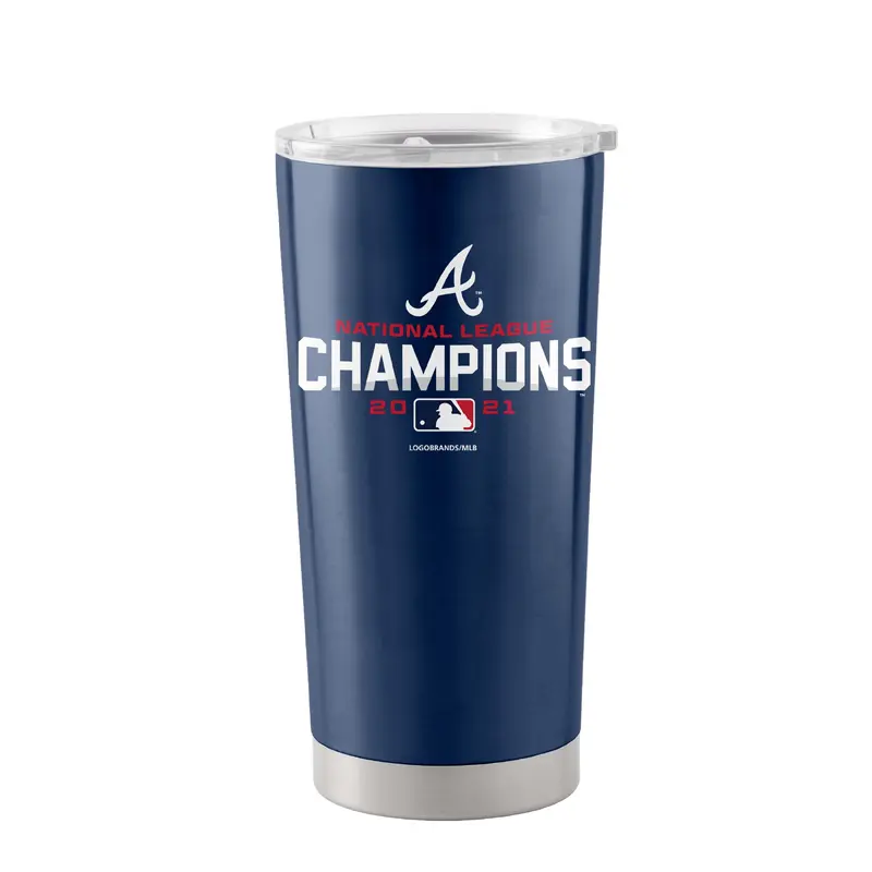 Atlanta Braves 20oz 21 League Champs Stainless Tumbler