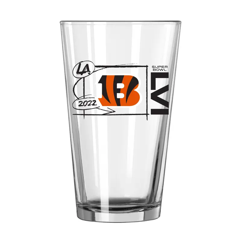 Cincinnati Bengals 16oz SB Bound Pint Glass