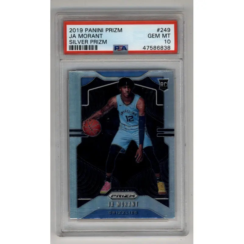 Ja Morant 2019-20 Prizm Silver #249 PSA 10 Gem Mint 6838