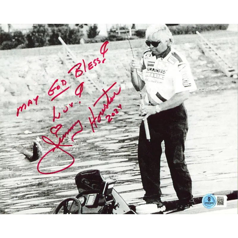 Jimmy Houston "May God Bless! Luv!" Authentic Signed 8x10 Photo BAS #BR53010