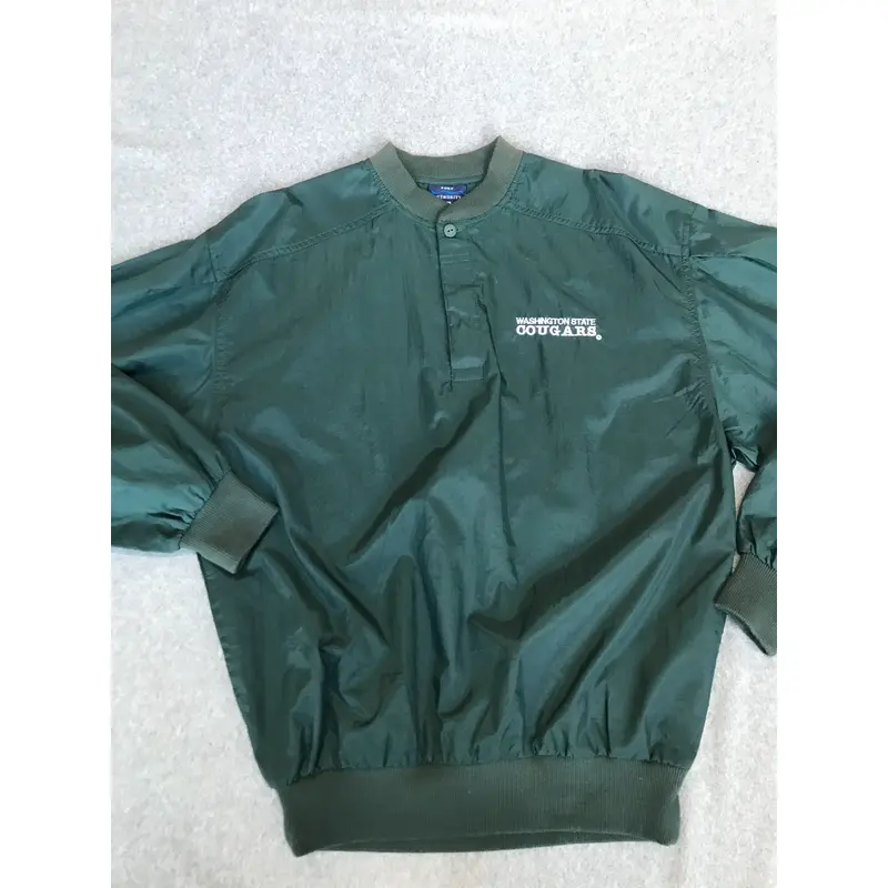 Men's Green Washington State Cougars Henley Jacket