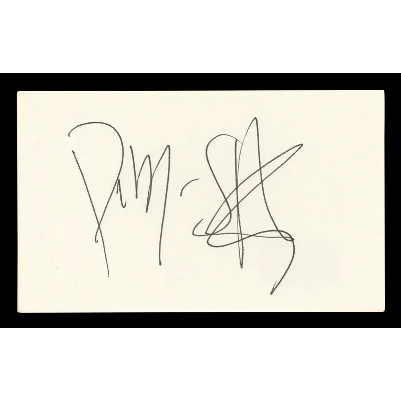 Pauly Shore Son in Law Authentic Signed 3x5 Index Card Autographed BAS #BL96632