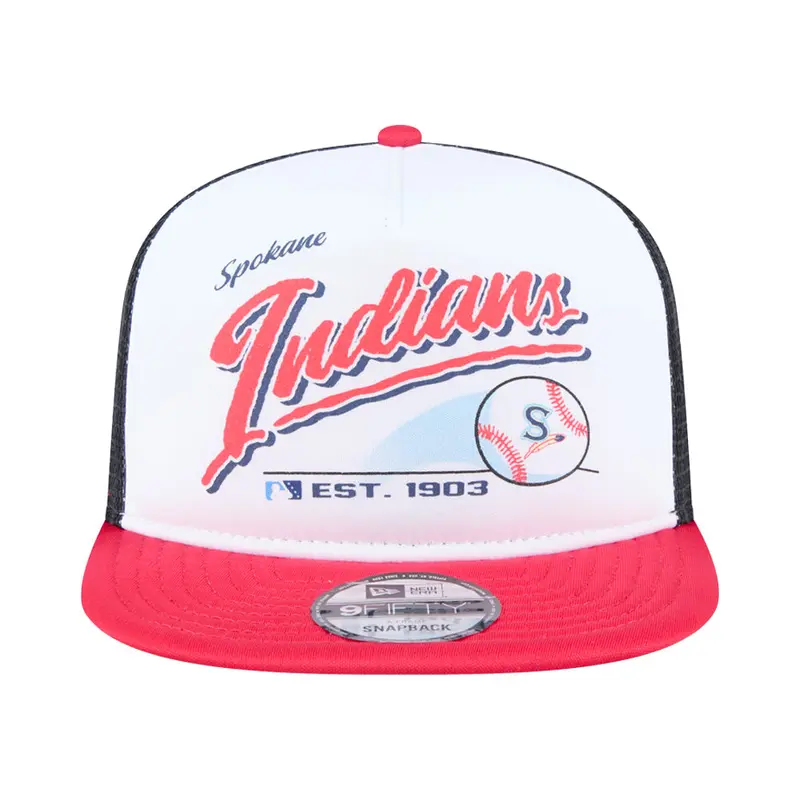 Spokane Indians New Era 9FIFTYAF Retro Script Snapback