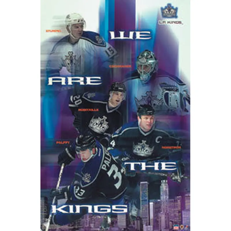L.A. Kings "We Are The Kings" Poster (Robitaille, Norstrom, Palffy) - Starline 2003