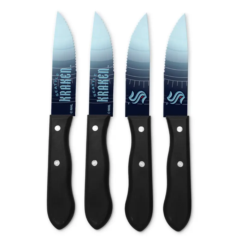 NHLSeattle Kraken 4-pc Steak Knives