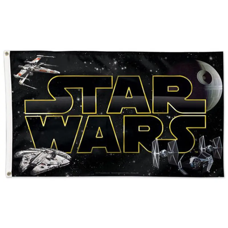 Star Wars 1977 "Core Logo" Official 3'x5' DELUXE Banner Flag - Wincraft