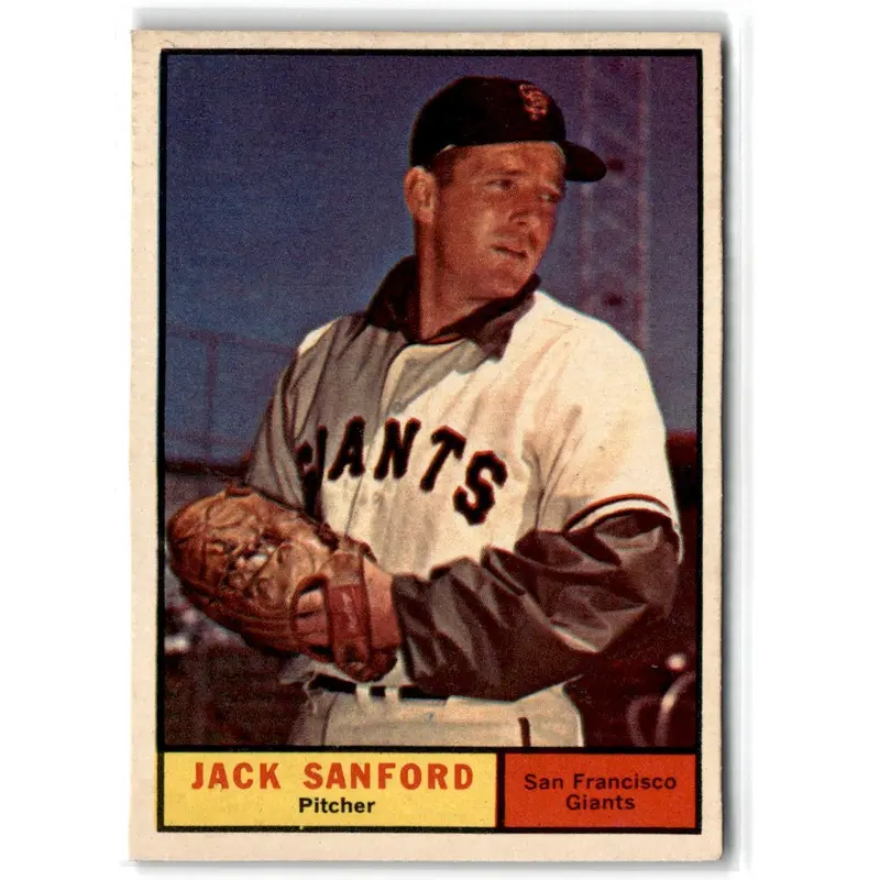 1961 Topps Jack Sanford #258