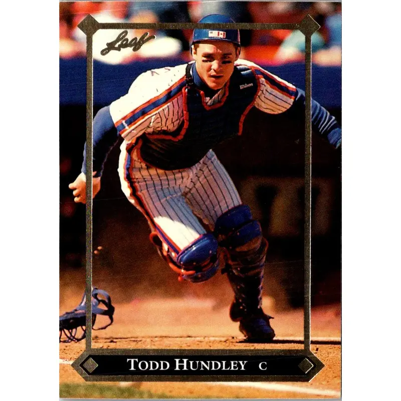 1992 Leaf Gold Rookies Todd Hundley #BC-7