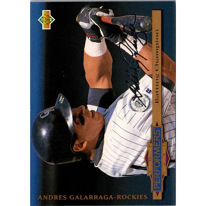 1993 Studio Superstars on Canvas Andres Galarraga #9