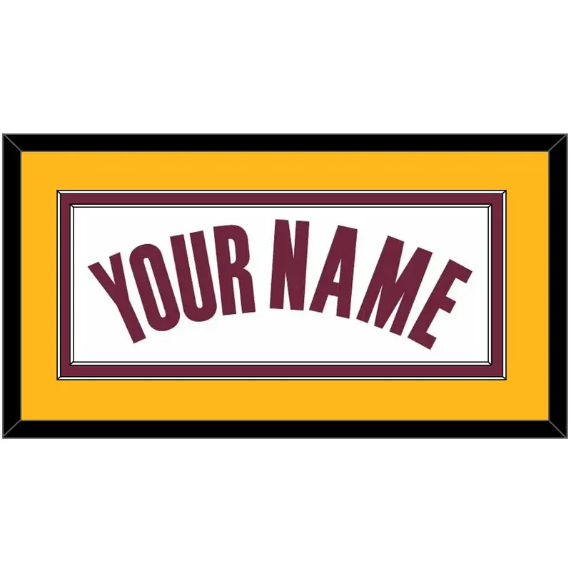 Cleveland Name - Home White (2010-2017) - Double Mat 3