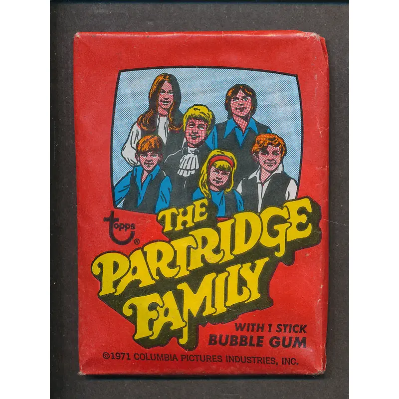 1971 Topps Partridge Family Unopened Wax Pack