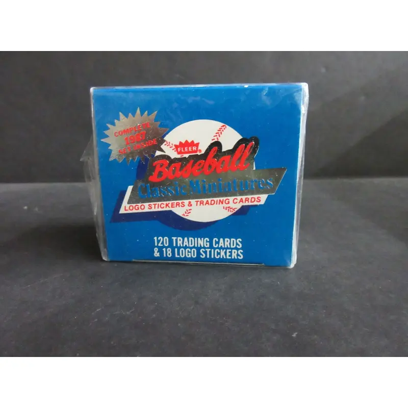 1987 Fleer Baseball Miniatures Factory Set