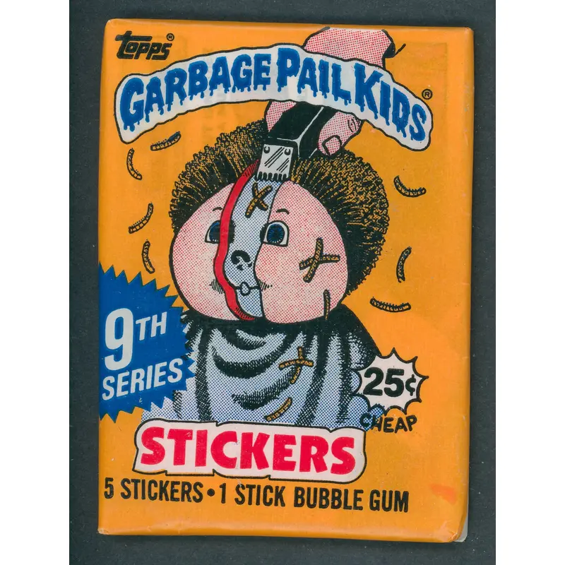 1987 Topps Garbage Pail Kids Series 9 Unopened Wax Pack (w/ price) (Canada)