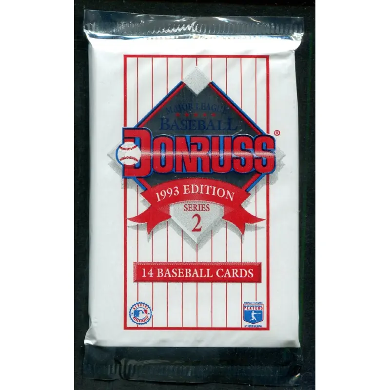1993 Donruss Baseball Unopened Series 2 Pack (14)