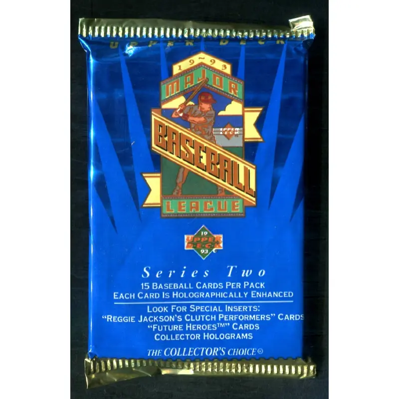 1993 Upper Deck Baseball Unopened Series 2 Pack (Retail) (15)