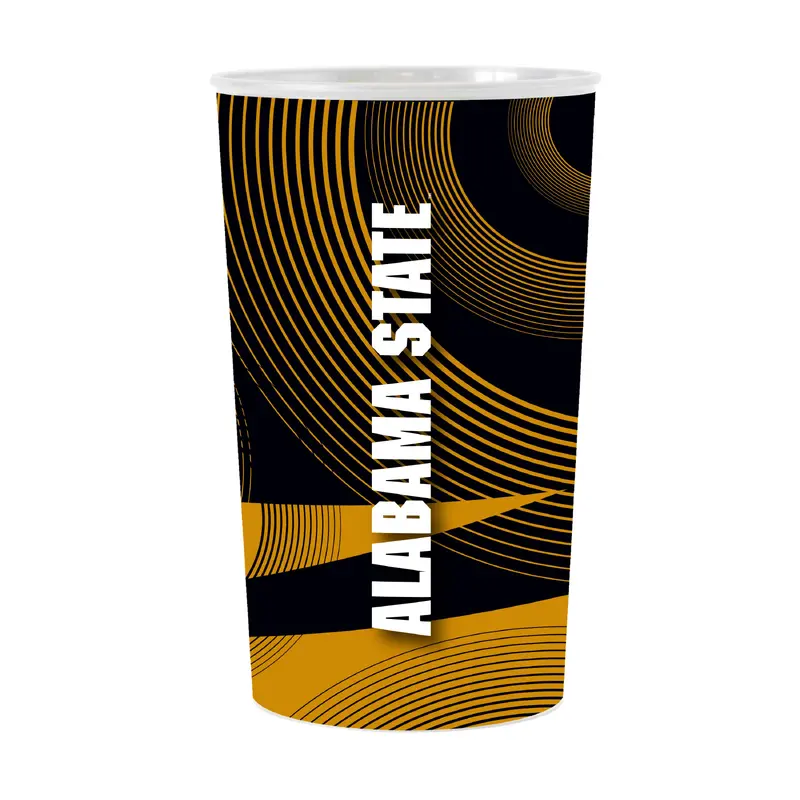 AL State Geo Pattern 4-Pack Hardwall Cup