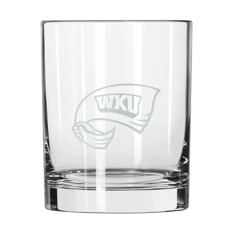 Western Kentucky 14oz Frost Rocks Glass