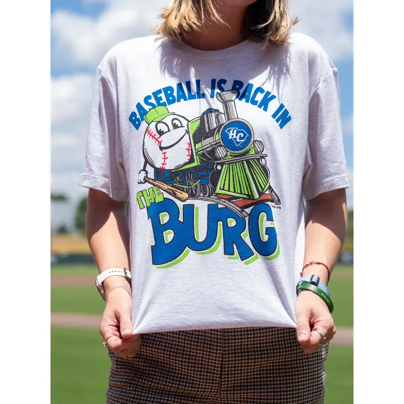 Adult Light Grey Baseball Is Back Tee