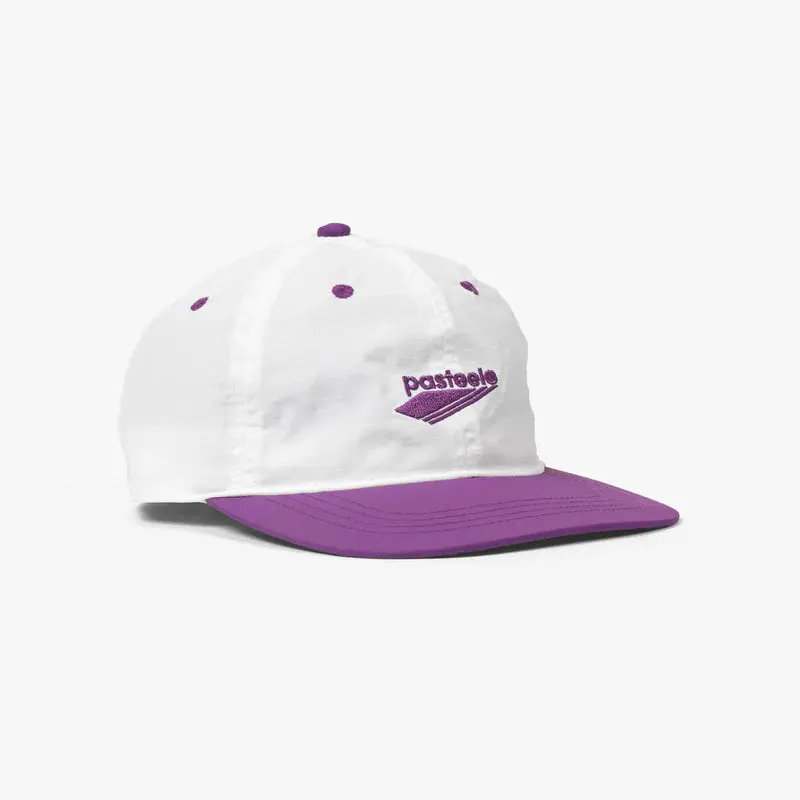 Pasteelo - Contrast Unstructured Cap - White/Purple