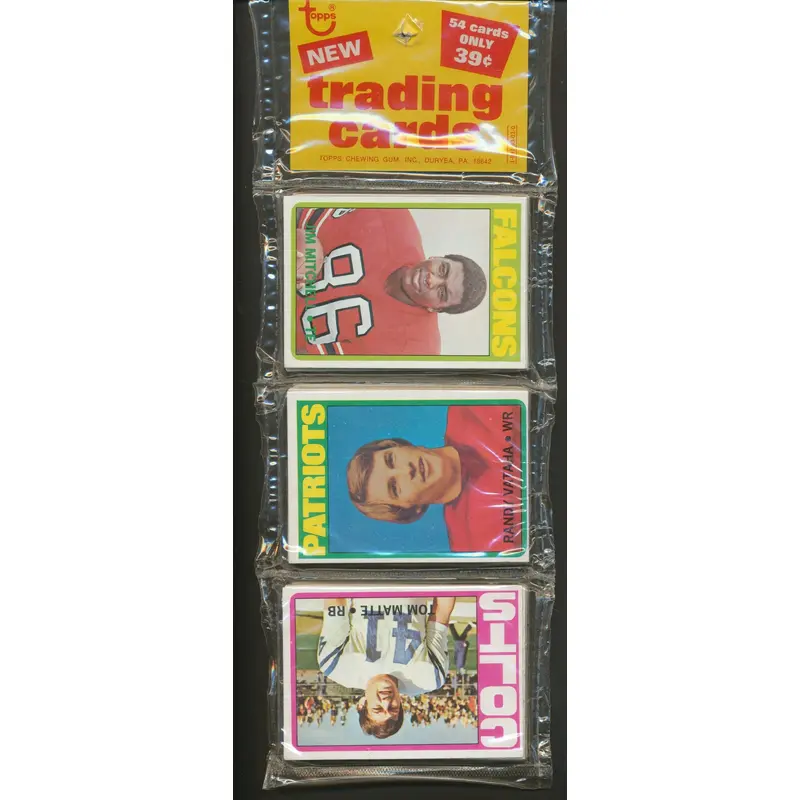 1972 Topps Football Unopened Series 2 Rack Pack