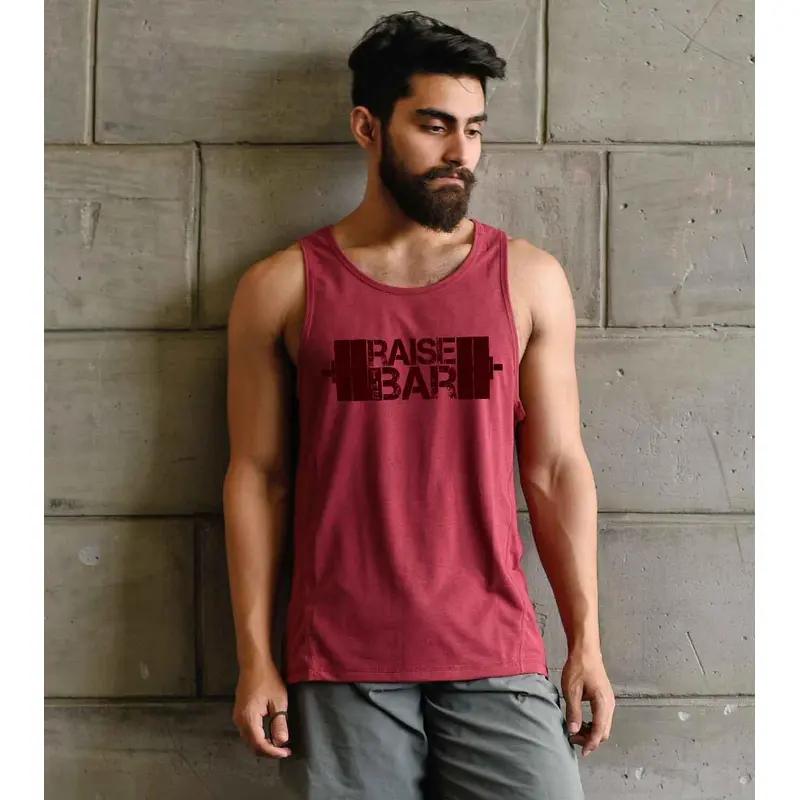 Men's Raise The Bar Muscle Tank Wod Armour | Kibi Sports