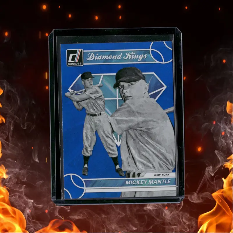 2023 Donruss Holo Blue Mickey Mantle Diamond Kings #7