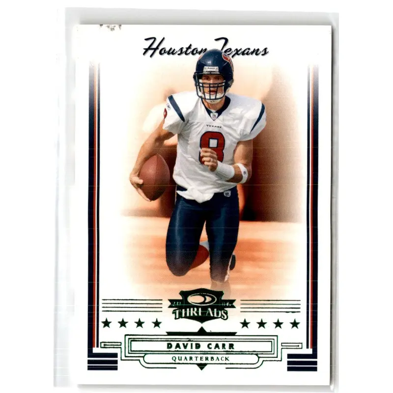 2006 Donruss Threads David Carr #47 004/100