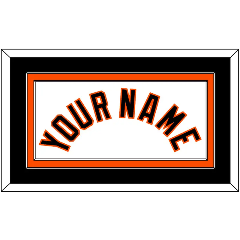 Baltimore Name - Home White (1998-2003) - Double Mat 3