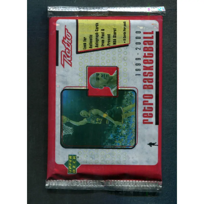 1999/00 Upper Deck Retro Basketball Unopened Pack (6)