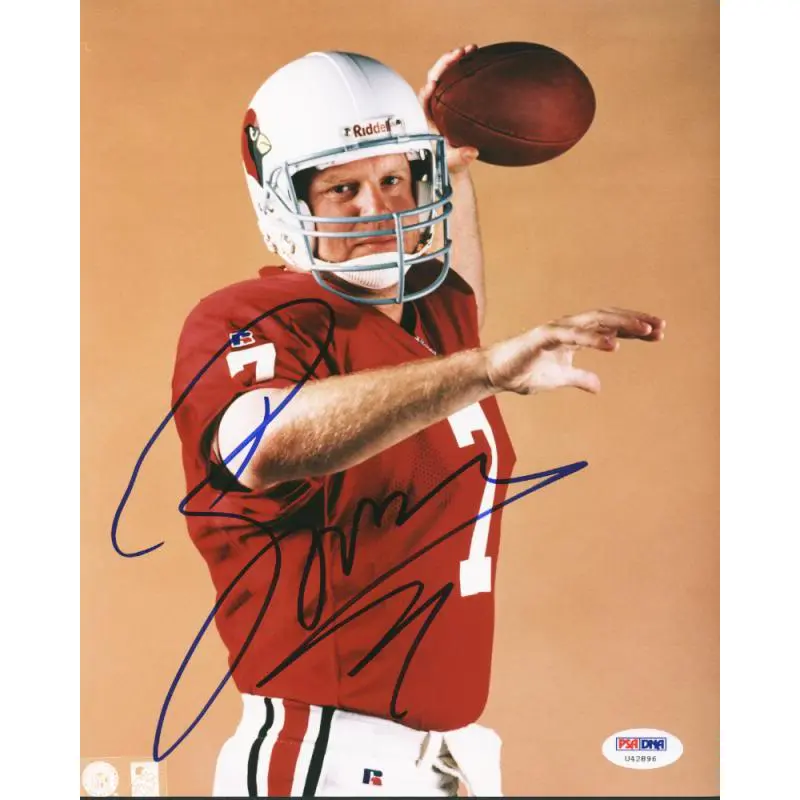 Cardinals Boomer Esiason Signed Authentic 8X10 Photo Autographed PSA/DNA #U42896