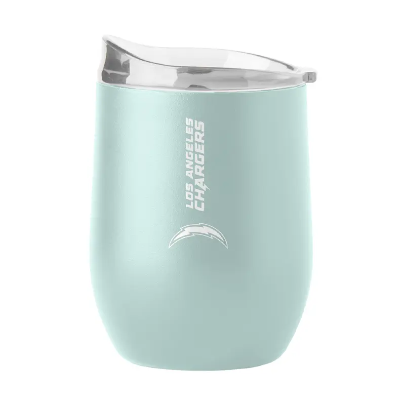 LA Chargers 16oz Vertical Powder Coat Curved Beverage