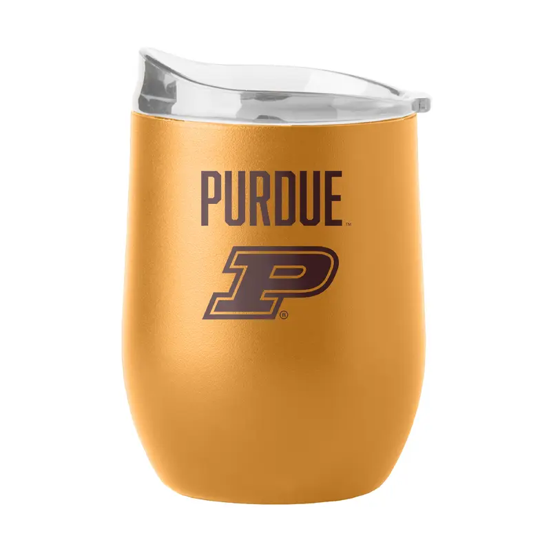 Purdue 16oz Huddle Powder Coat Curved Bev