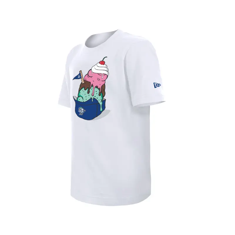 Hartford Yard Goats New Era Youth Ice Cream Tee