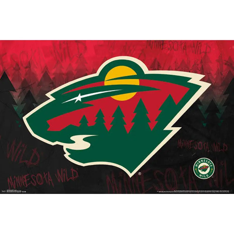 Minnesota Wild Official NHL Hockey Team Logo Wall Poster - Trends International