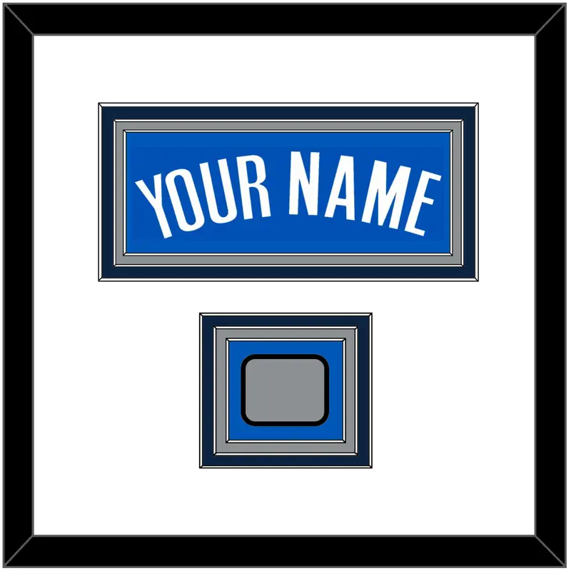 Dallas Name & Finals Patch - Road Blue (2010-2017) - Triple Mat 1
