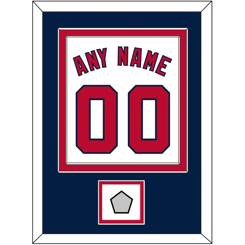 Washington Name, Number & 2019 World Series Jersey Patch - Home White - Double Mat 4