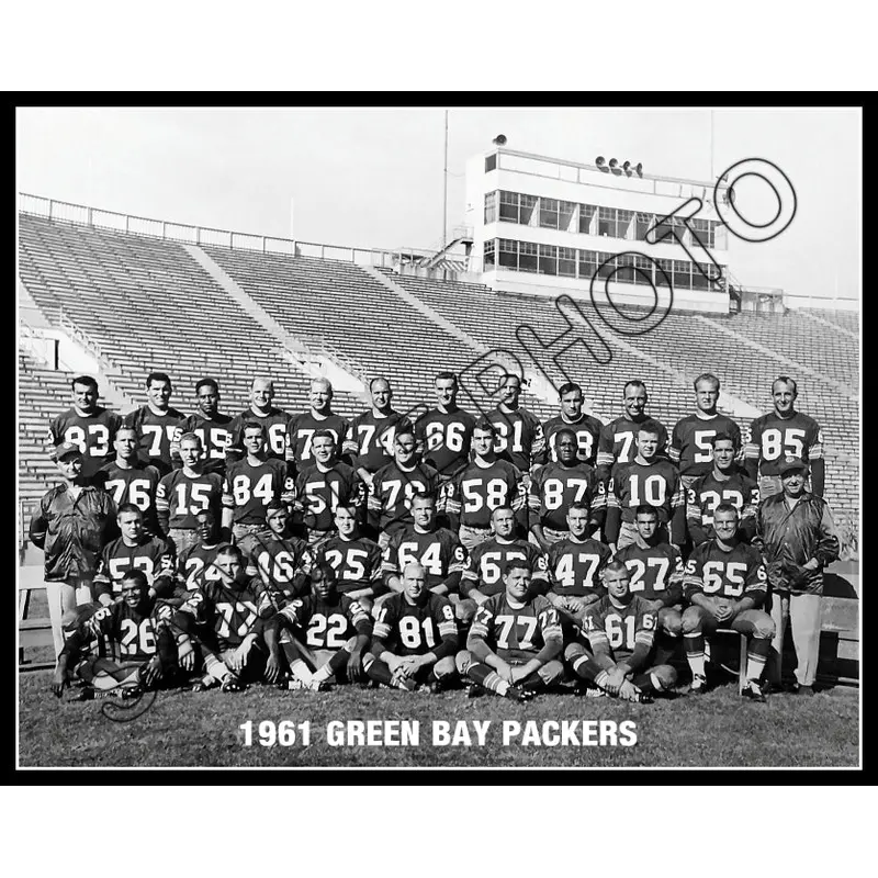 1961 Green Bay Packers 11X14 Photo - 2994